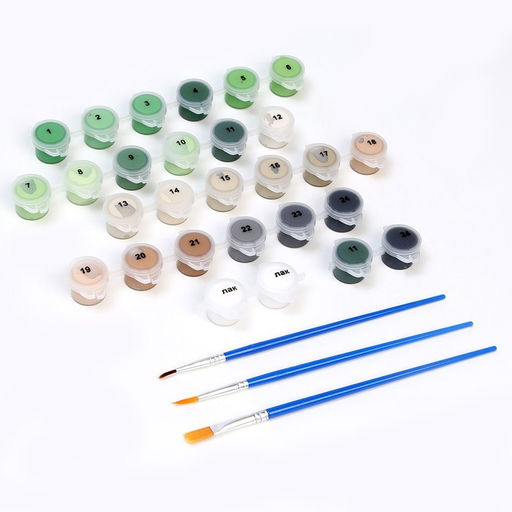 Картина по номерам на холсте с подрамником Панды. Мама и малыш 40 50 см - Школа талантов фото 3