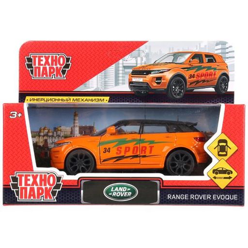 . Модель "Land Rover/Range Rover Evoque" Спорт арт.EVOQUE-S 12,5см,открыв. двери,инерц.