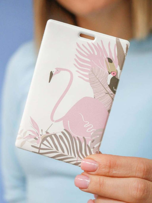 Держатель для карт Tropical flamingo (6,5 х 10,4 см)