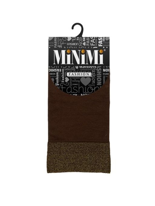 calz. MICRO LUREX 70 3D носки (люрекс по резинке) - Moka/Oro - Minimi фото 2