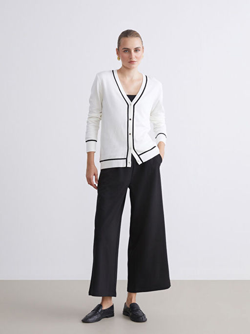 V Yaka Kad?n Triko H?rka