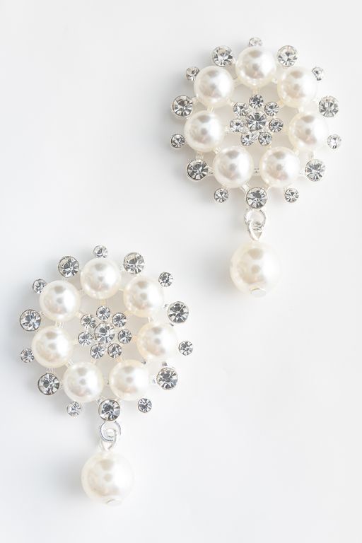 Серединка ювелирная с подвеской (2 шт) SF-5955, серебро - No name фото 2