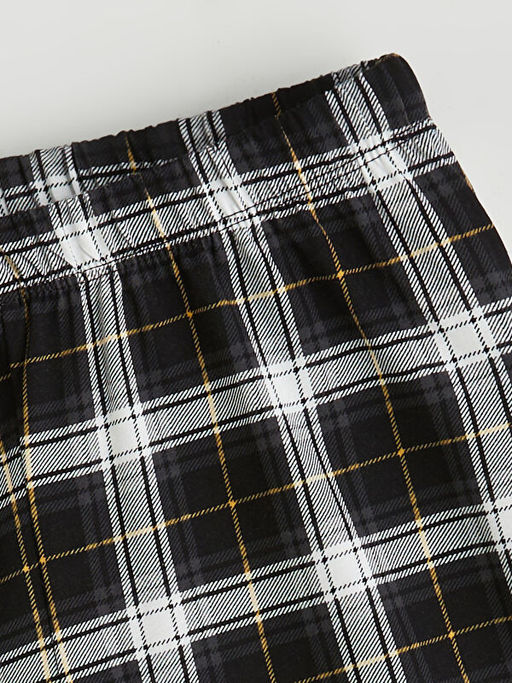 Beli Lastikli Ekose Erkek ?ocuk Pijama ?ort