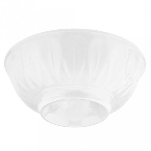 "Роса" Блюдце для варенья (розетка) фарфоровое д10,6см, h4см, 200мл, рельефный борт, белый (Китай)