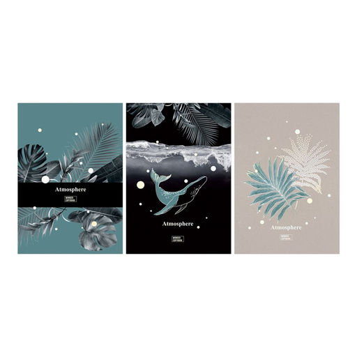 Тетрадь 80л. А4 "Wonder", клетка (Т4ск80_тф 11202, "BG") тиснение голографической фольгой