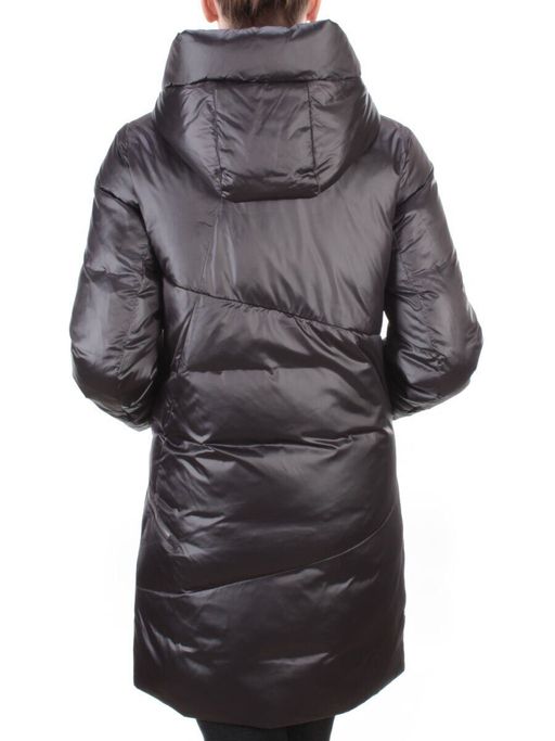 GWD21530P DARK GRAY Пальто зимнее женское PURELIFE (200 гр. холлофайбер) - Fashion фото 5