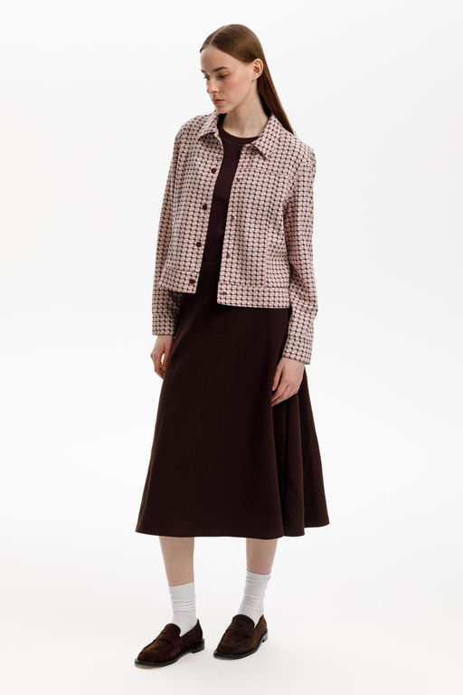 ЕВТ 3307/ретро геометрия жакет жен