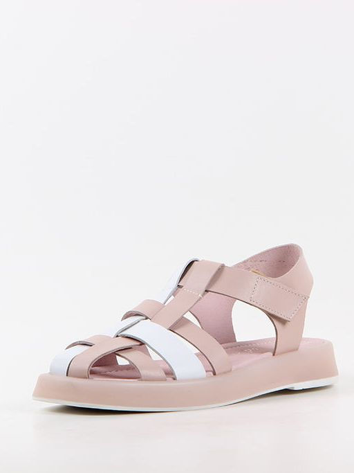 Босоножки EDART 2027.22203py. pudra/white  фото 7