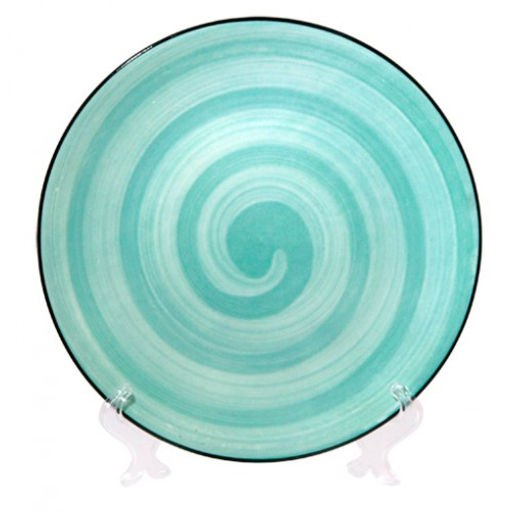 Тарелка Аэрограф Зеленый 20 см арт.MFK20427 /МФК/