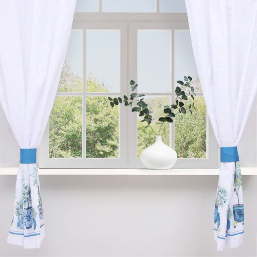 Комплект штор д/кухни с подхватами Этель Olives 145х180см-2 шт., 100% п/э  фото 2