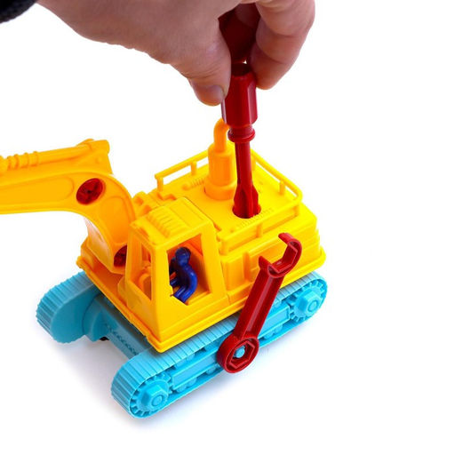 Конструктор Машина Экскаватор, 33 детали, МИКС - Simaland фото 5