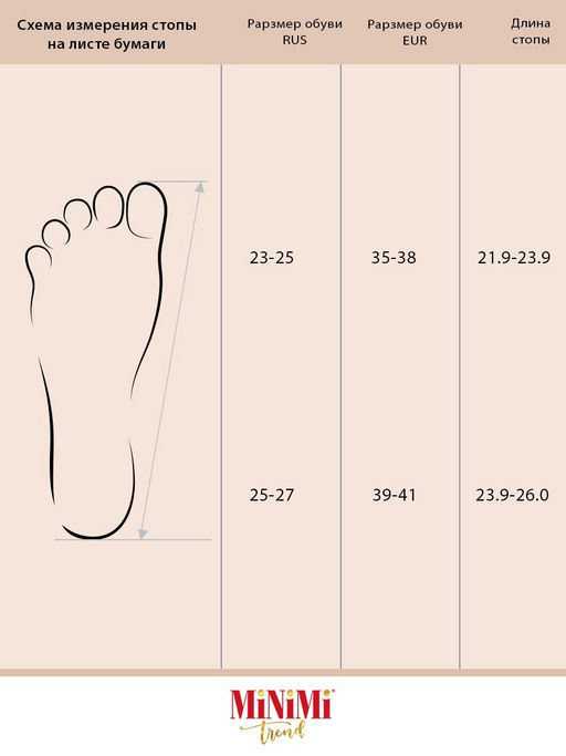 NEW! MINI STYLE 4603 носки женские - Minimi фото 6