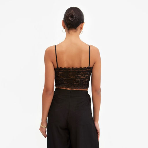 Топ женский Collorista, чёрный, размер 42-44