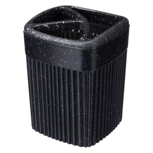 Стакан д/зубных щеток 0,65л.  VELVET 90*90*119мм.арт.С32395 - Полимербыт фото 2