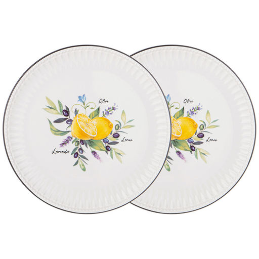 НАБОР ТАРЕЛОК ЗАКУСОЧНЫХ LEFARD KITCHEN PASSIONS 2 ШТ. 21*1,8 СМ