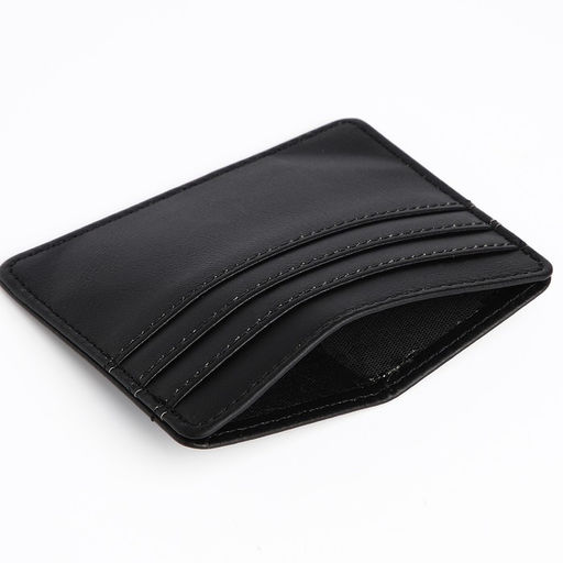 Картхолдер, на 3 карты, отделение для купюр, чёрный