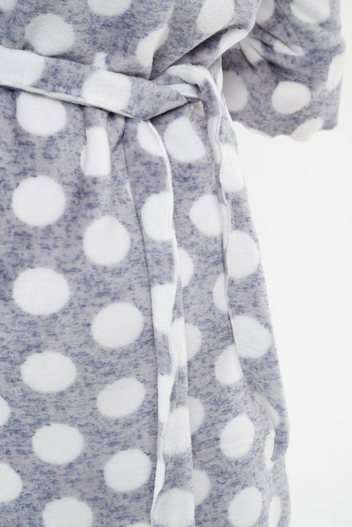 Халат женский из ультрасофта Светлана горох - Амадэль фото 16