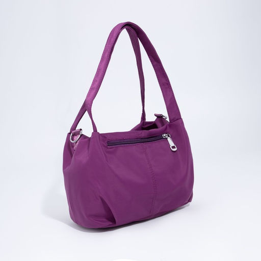 Сумка-тоут на молнии, цвет фиолетовый - Simaland фото 2