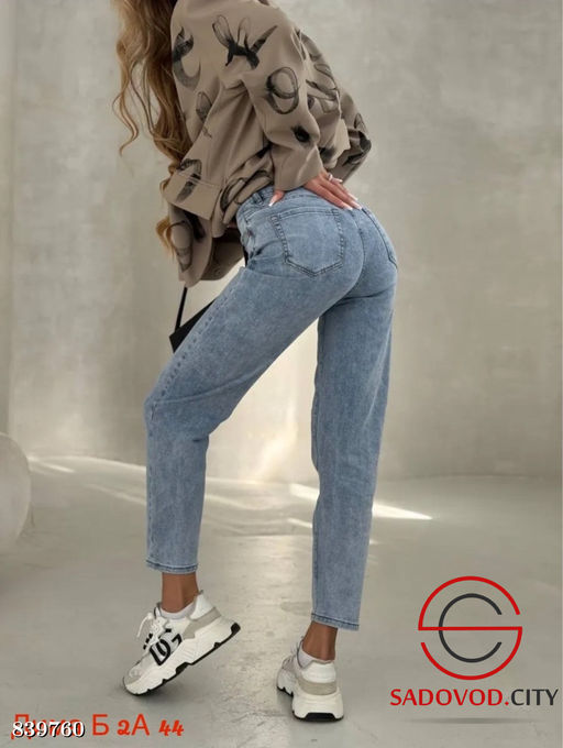 Джинсы с высокой посадкой - Bruno фото 4