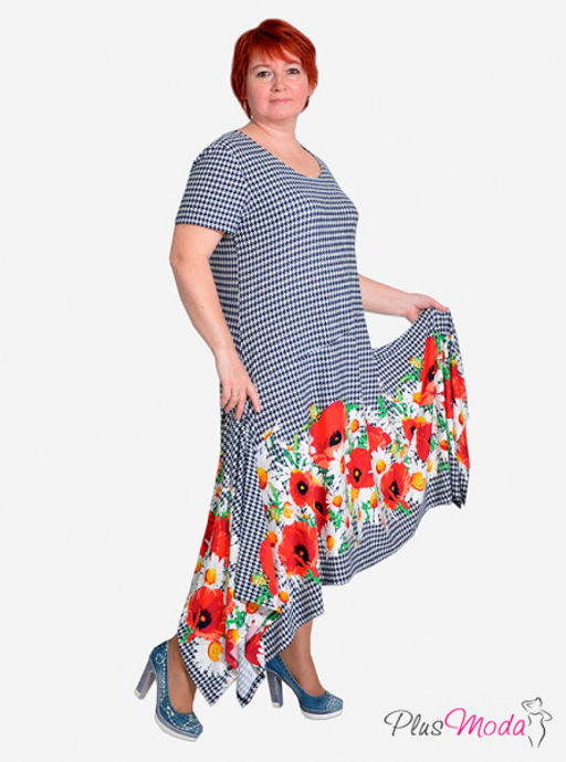 Платье Модель №75 размеры 50-72 - Plusmoda фото 8