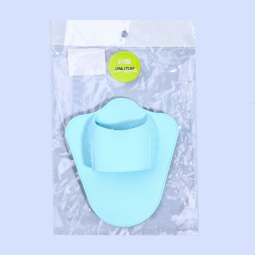 Цена за 2 шт. Массажёр - щётка, антицеллюлитный, 14×12×3.5 см, голубой