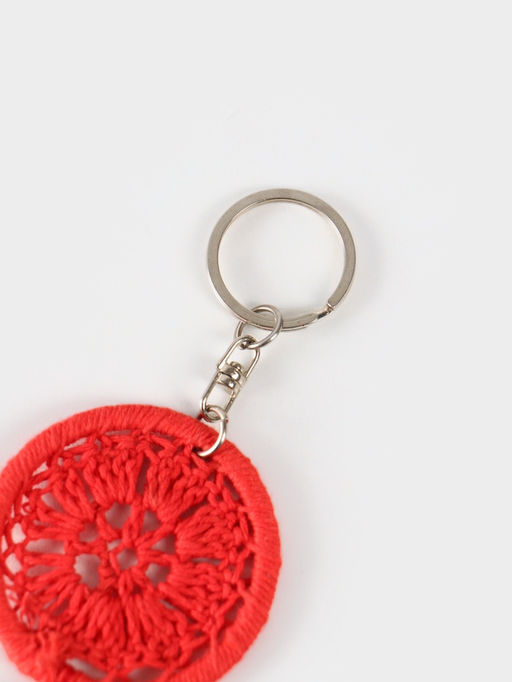 Брелок «Ловец снов», 19 см, красный