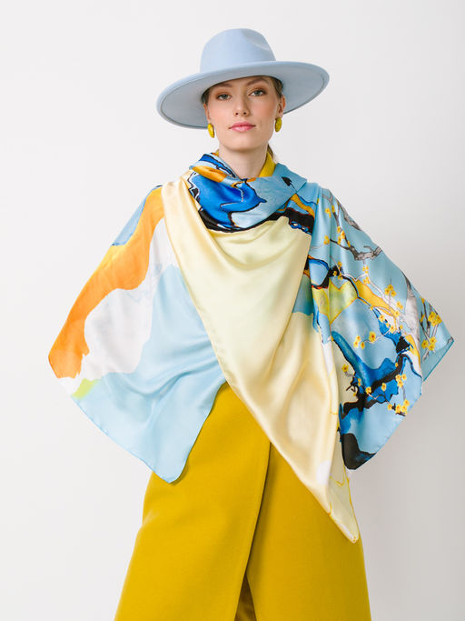 Большой вискоза шелк - Tantino фото 8