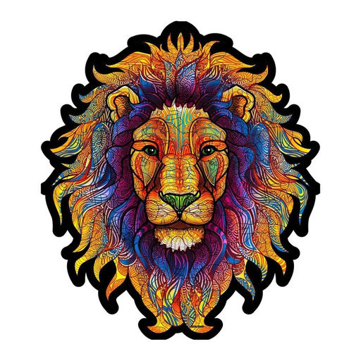 Пазл фигурный Царь зверей - Puzzle фото 13