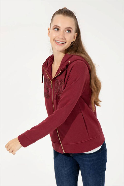 Женский базовый свитшот Cherry Неожиданная скидка в корзине - U.s. polo assn фото 3