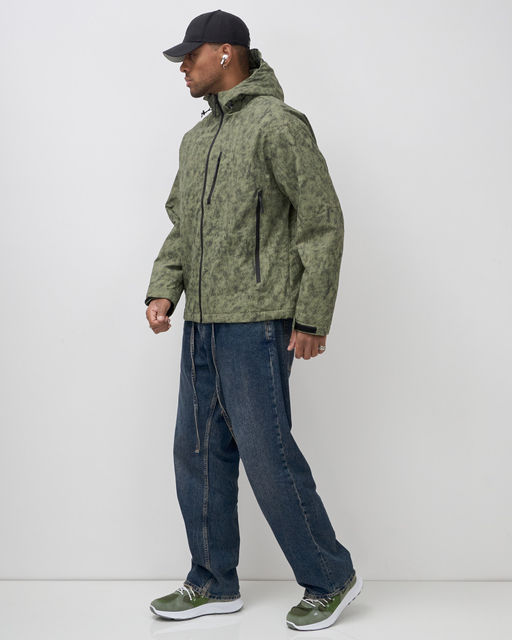 Куртка спортивная MTFORCE мужская весна-осень хаки  фото 11