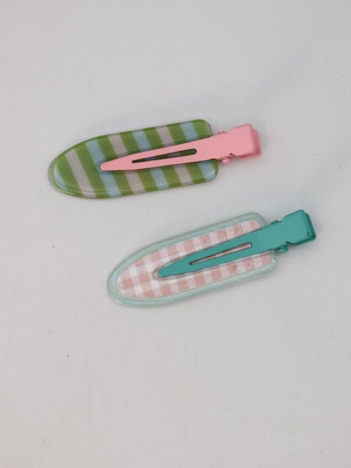 Набор заколок для волос GIRLY 2 шт. "Summer pattern", pink