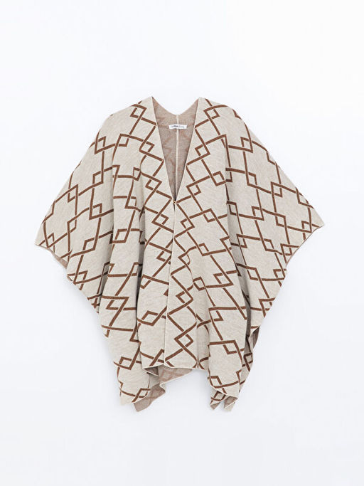 ?al Yaka Desenli Kad?n Triko Pan?o