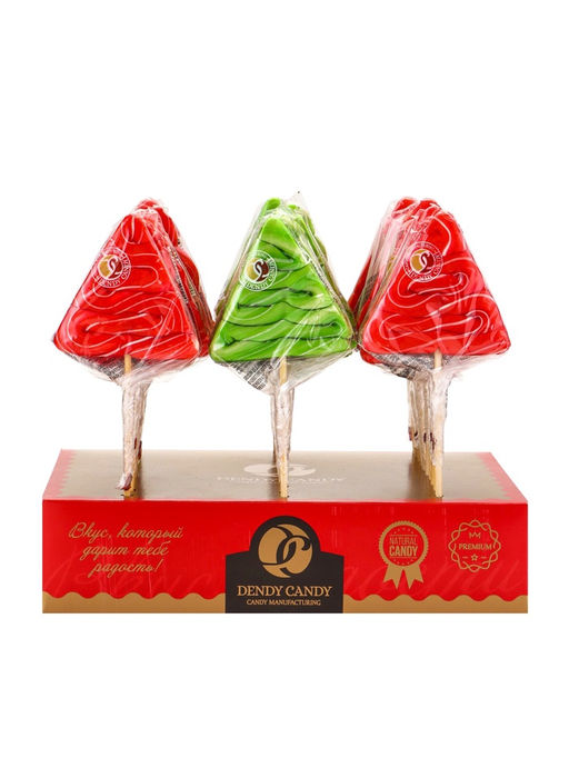 Цена за 30 шт. Леденец на палочке TWIST Ёлка, новогодний, 30 г