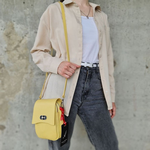 Женская кожаная сумка через плечо Sergio Valentini SV-0115-11 фото 2