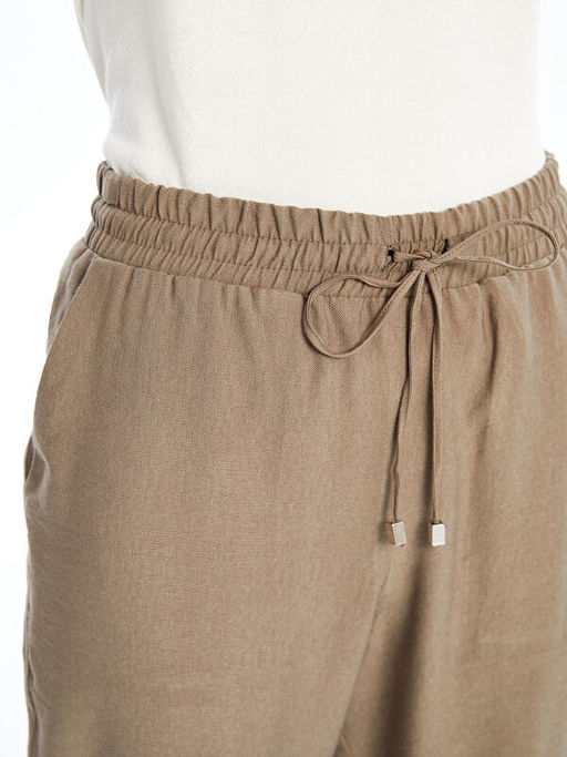 Beli Lastikli Loose Fit Kad?n Pantolon