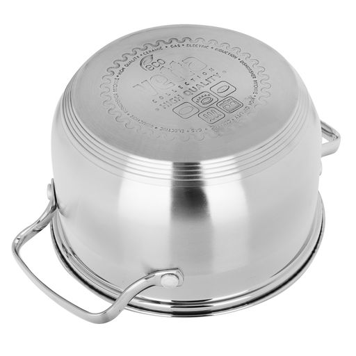 Кастрюля VETTA Берн 18*11 см 2,6 л со стекл. кр., индукция арт. 822-100