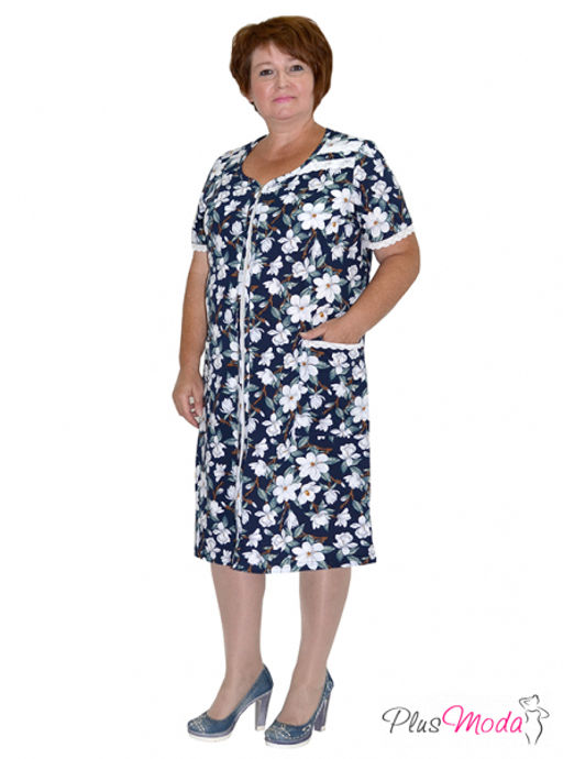 Халат Модель №683 размеры 44-84 - Plusmoda фото 8