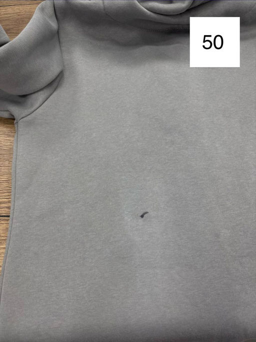 Толстовка женская футер начес 3-х нитка "РОКСАНА" СЕРЫЙ С ДЕФЕКТОМ