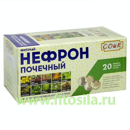 Почечный "Нефрон" фиточай "СОИК", 20 ф/п х 1,5 г
