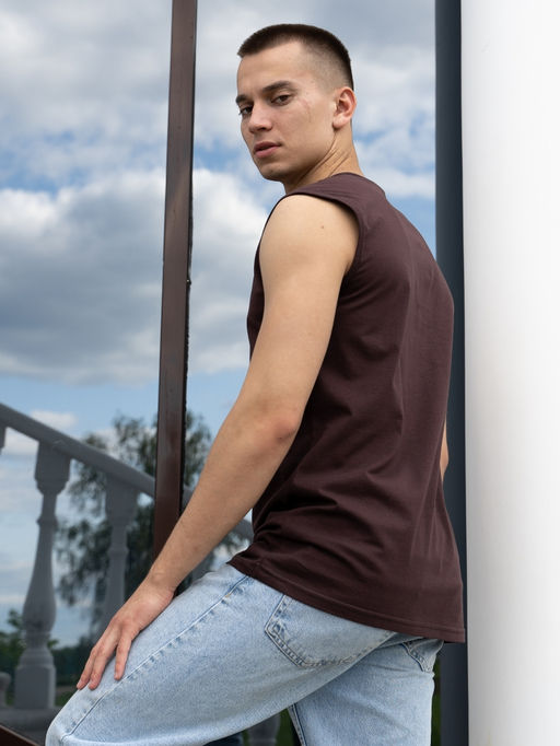 Майка муж.арт.104-13,коричневая - Binita фото 3