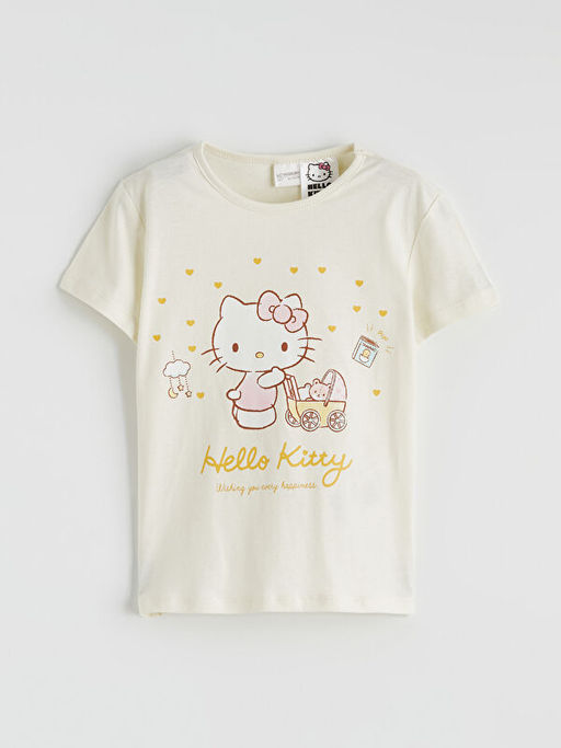 Hello Kitty Bask?l? K?z ?ocuk Pijama ?st