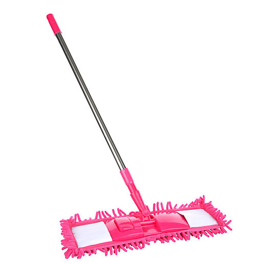 Швабра VETTA с насадкой из микрофибры букли, телеск.черенок 120 см, нерж сталь, NP-7212, 444-269