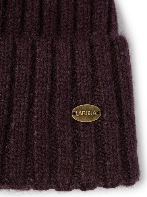 Шапка жен. шерсть+анг+нейл LB-A53056 plum - Labbra фото 7