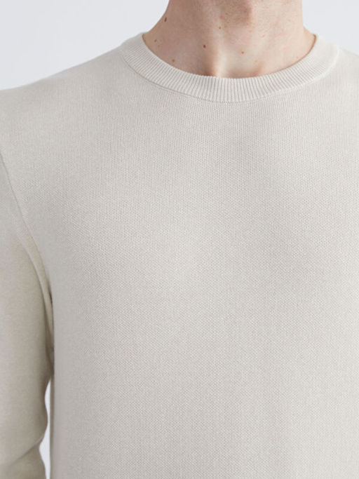 Bisiklet Yaka Erkek Triko Kazak