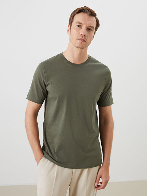 Bisiklet Yaka Penye Erkek Ti??rt