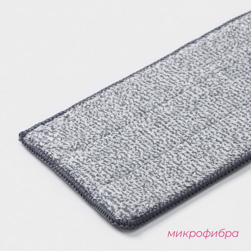 Цена за 3 шт. Насадка для швабры Доляна, на липучке, микрофибра, 3212,5 см  фото 2