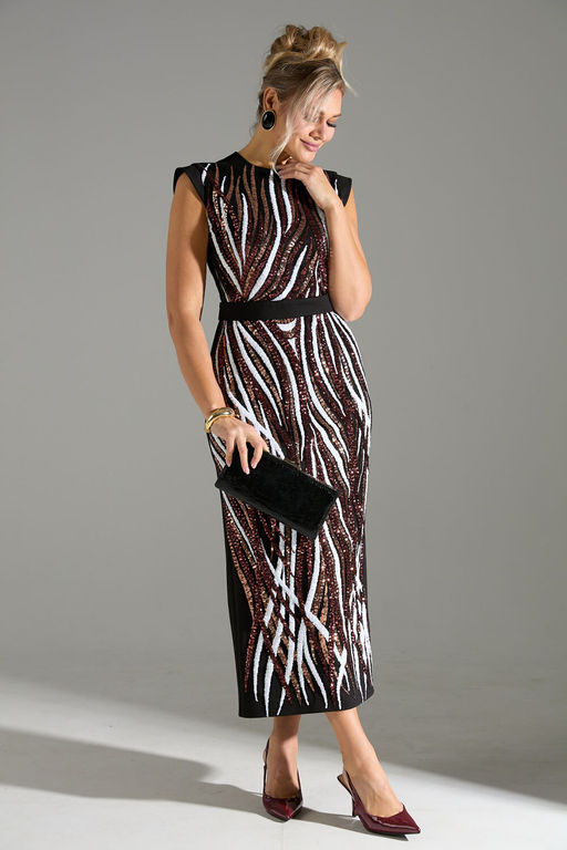 Платье LM М 46 красное и белое