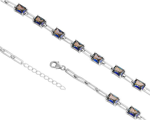 Браслет, мистик кварц синий, Кален