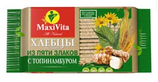 Хлебцы Maxi Vita с топинамбуром 150 гр.
