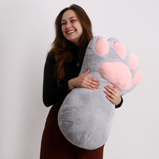 Мягкая игрушка Лапа, 70 см, цвет серый - Simaland фото 4